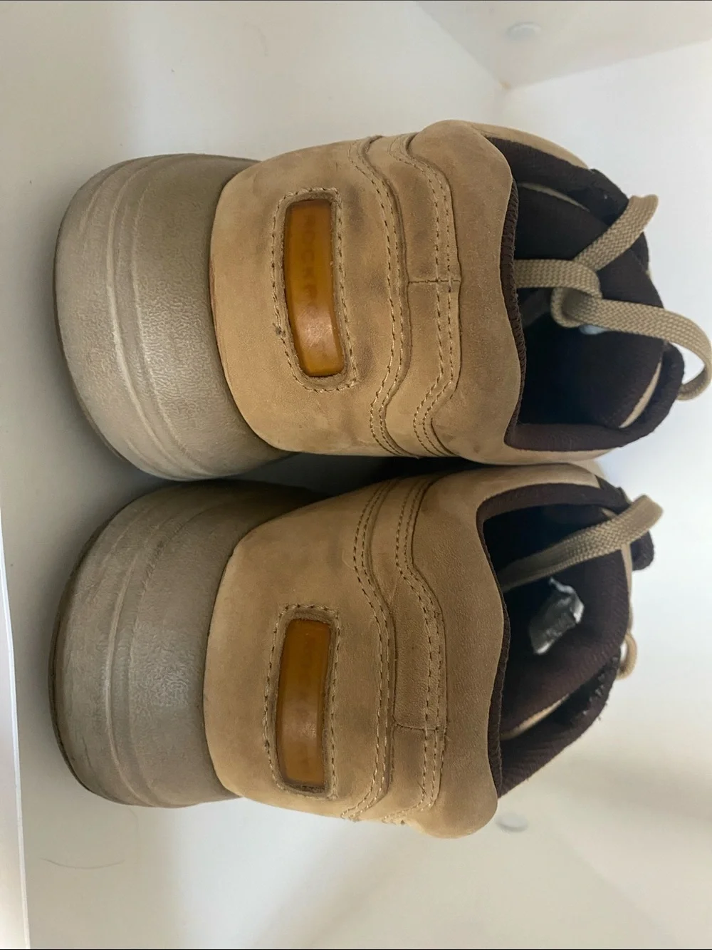 Men's ROCKPORT PROWALKER Size 10 1/2  Lace-Up Sneakers in Tan with Brown Accents
